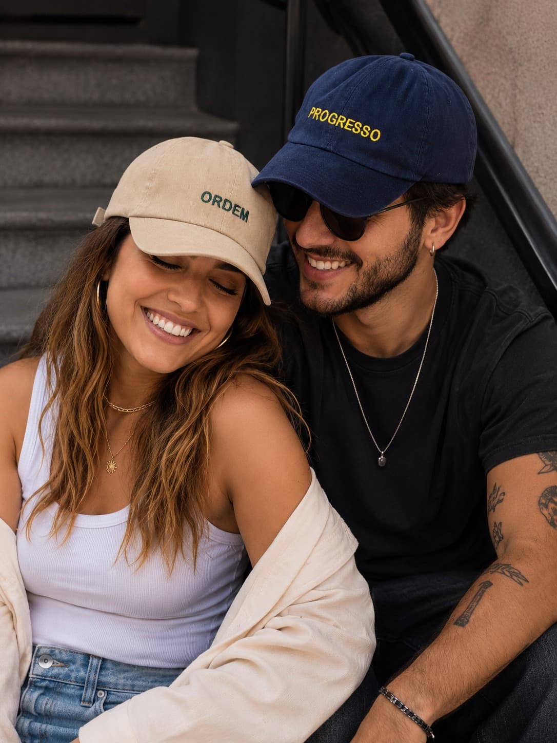 Boné casal - ORDEM | PROGRESSO — foto 1